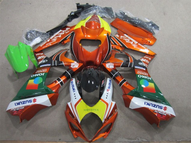 Carene Moto GSXR 1000 K7 07-08 - Arancia Giallo Monster Carene Moto GSXR 1000 K7 07-08 - Arancia Giallo Monster