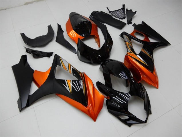 Carene Moto GSXR 1000 K7 07-08 - Arancia Nero Carene Moto GSXR 1000 K7 07-08 - Arancia Nero