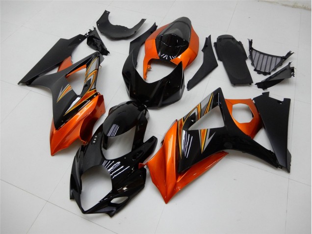 Carene Moto GSXR 1000 K7 07-08 - Arancia Nero Carene Moto GSXR 1000 K7 07-08 - Arancia Nero