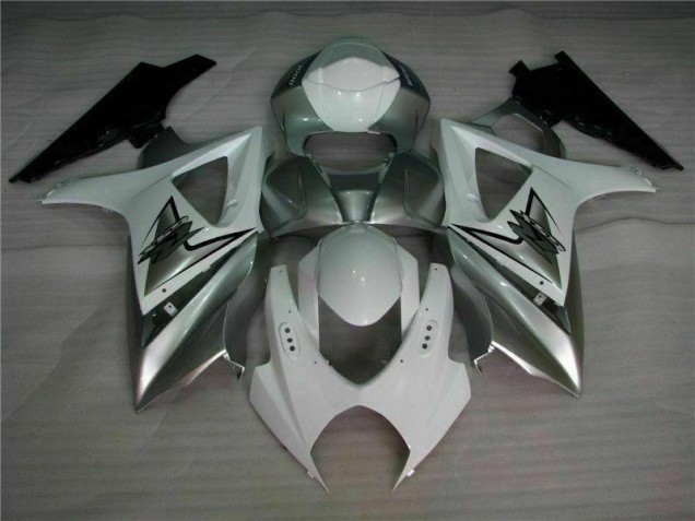 Carene Moto GSXR 1000 K7 07-08 - Argento Bianco