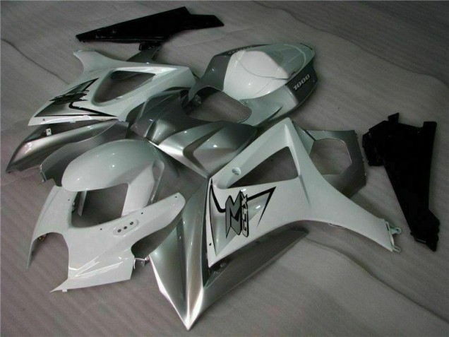 Carene Moto GSXR 1000 K7 07-08 - Argento Bianco