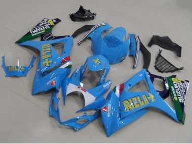 Carene Moto GSXR 1000 K7 07-08 - Blu Rizla