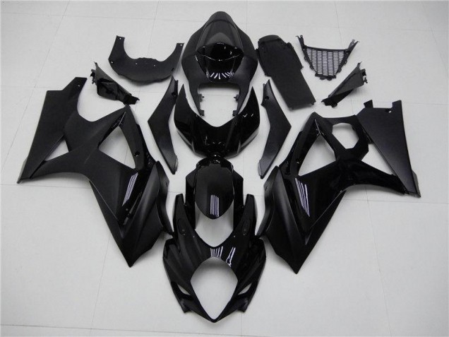 Carene Moto GSXR 1000 K7 07-08 - Lucido Nero Opaco