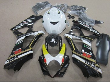 Carene Moto GSXR 1000 K7 07-08 - Nero Bianco