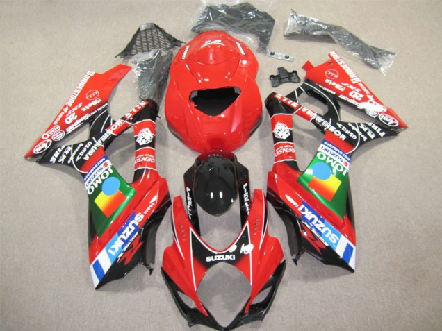 Carene Moto GSXR 1000 K7 07-08 - Rosso Nero Carene Moto GSXR 1000 K7 07-08 - Rosso Nero