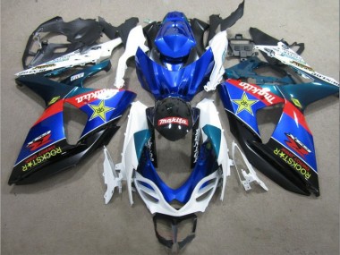 Carene Moto GSXR 1000 K9 09-16 - Blu Bianco Rockstar