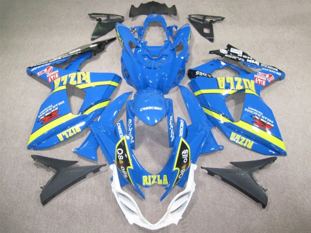 Carene Moto GSXR 1000 K9 09-16 - Blu Rizla Q8 Oils