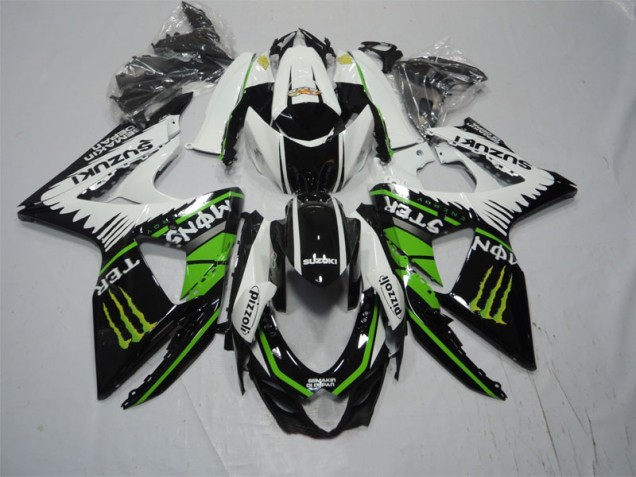 Carene Moto GSXR 1000 K9 09-16 - Nero Bianco Verde Monster Pizzoli Carene Moto GSXR 1000 K9 09-16 - Nero Bianco Verde Monster Pizzoli