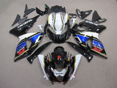 Carene Moto GSXR 1000 K9 09-16 - Nero Blu Bianco Dark Dog