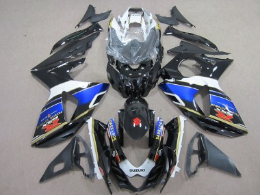 Carene Moto GSXR 1000 K9 09-16 - Nero Dark Dog
