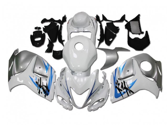 Carene Moto GSXR 1300 Hayabusa 08-19 - Bianco Blu Carene Moto GSXR 1300 Hayabusa 08-19 - Bianco Blu