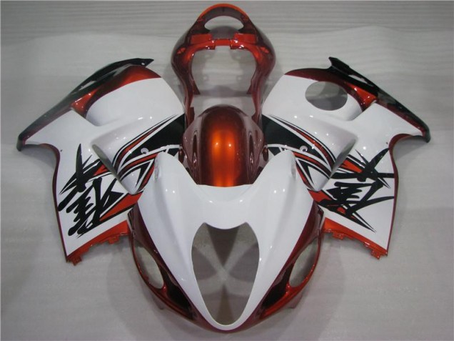 Carene Moto GSXR 1300 Hayabusa 96-07 - Arancia Bianco Nero Carene Moto GSXR 1300 Hayabusa 96-07 - Arancia Bianco Nero