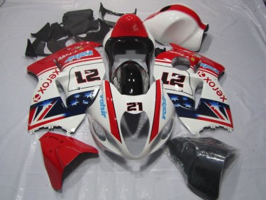 Carene Moto GSXR 1300 Hayabusa 96-07 - Bianco Rosso Xerox 21