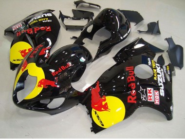 Carene Moto GSXR 1300 Hayabusa 96-07 - Nero Giallo Red Bull