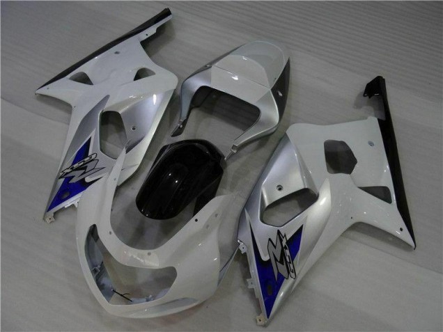 Carene Moto GSXR 600 / 750 K1 K2 K3 01-03 - Bianco Argento Carene Moto GSXR 600 / 750 K1 K2 K3 01-03 - Bianco Argento