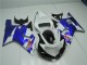 Carene Moto GSXR 600 / 750 K1 K2 K3 01-03 - Bianco Blu