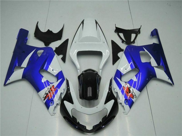 Carene Moto GSXR 600 / 750 K1 K2 K3 01-03 - Bianco Blu
