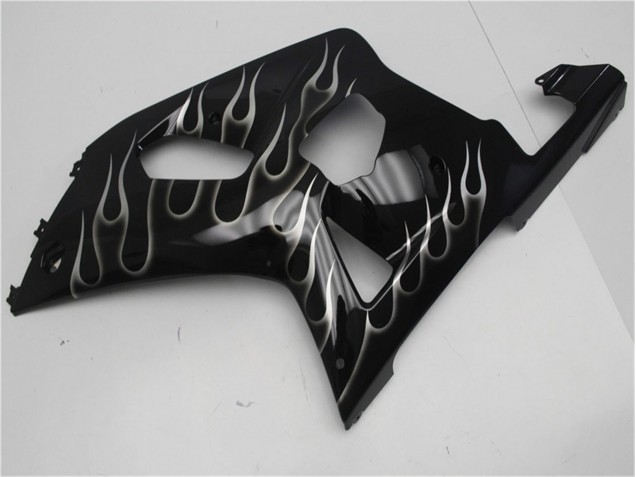 Carene Moto GSXR 600 / 750 K1 K2 K3 01-03 - Nero Bianco Fiamma