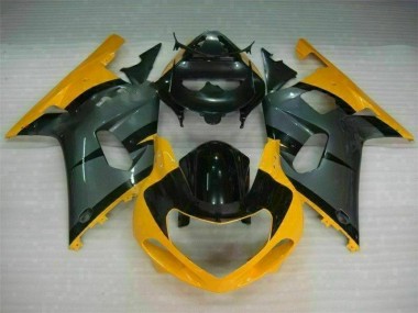 Carene Moto GSXR 600 / 750 K1 K2 K3 01-03 - Nero Giallo