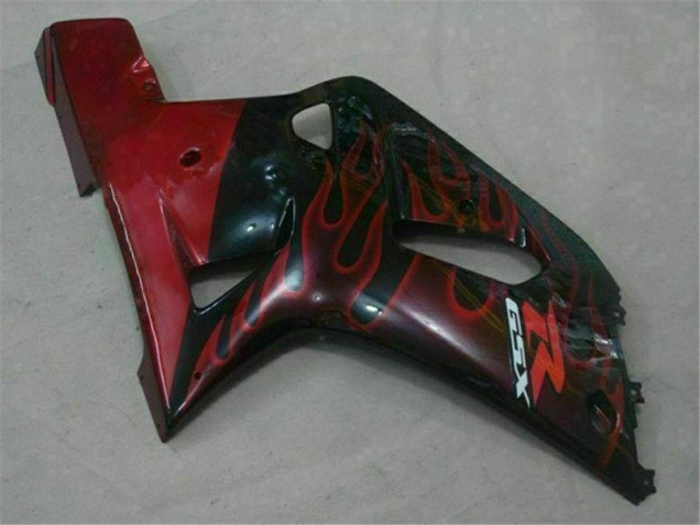 Carene Moto GSXR 600 / 750 K1 K2 K3 01-03 - Nero Rosso Carene Moto GSXR 600 / 750 K1 K2 K3 01-03 - Nero Rosso