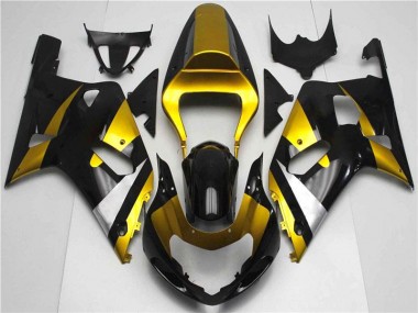 Carene Moto GSXR 600 / 750 K1 K2 K3 01-03 - Oro Nero