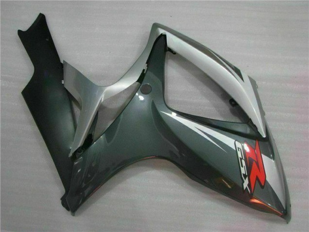 Carene Moto GSXR 600 / 750 K6 06-07 - Argento Nero Carene Moto GSXR 600 / 750 K6 06-07 - Argento Nero