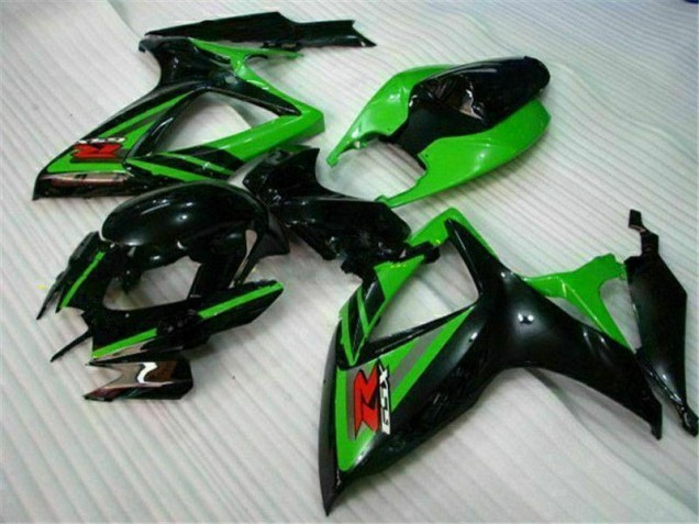 Carene Moto GSXR 600 / 750 K6 06-07 - Nero Verde Carene Moto GSXR 600 / 750 K6 06-07 - Nero Verde