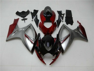 Carene Moto GSXR 600 / 750 K6 06-07 - Rosso Argento