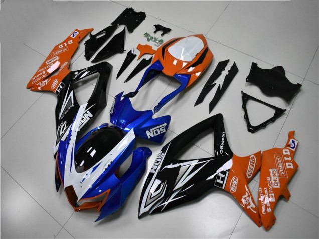 Carene Moto GSXR 600 / 750 K8 08-10 - Blu Arancia Carene Moto GSXR 600 / 750 K8 08-10 - Blu Arancia