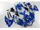 Carene Moto GSXR 600 / 750 K8 08-10 - Blu Bianco Verde Carene Moto GSXR 600 / 750 K8 08-10 - Blu Bianco Verde