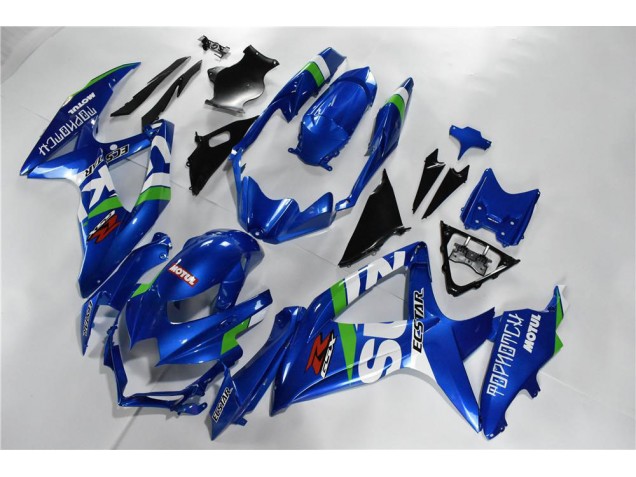 Carene Moto GSXR 600 / 750 K8 08-10 - Blu Bianco Verde Carene Moto GSXR 600 / 750 K8 08-10 - Blu Bianco Verde