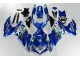 Carene Moto GSXR 600 / 750 K8 08-10 - Blu Bianco Verde Carene Moto GSXR 600 / 750 K8 08-10 - Blu Bianco Verde