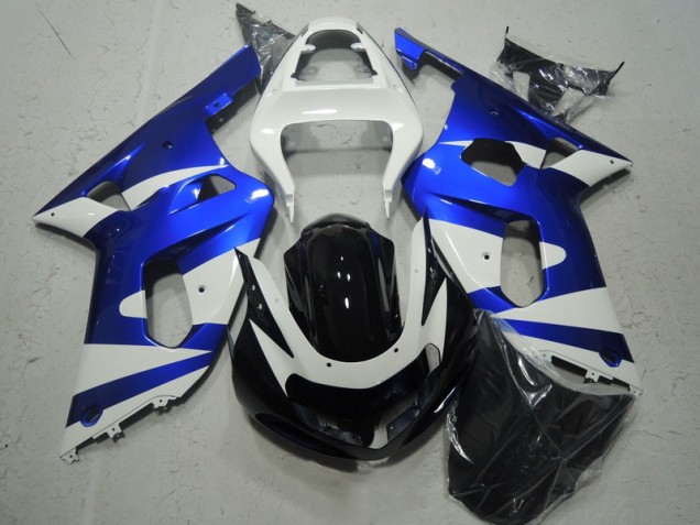 Carene Moto GSXR 600 K1 K2 K3 01-03 - Bianco Blu