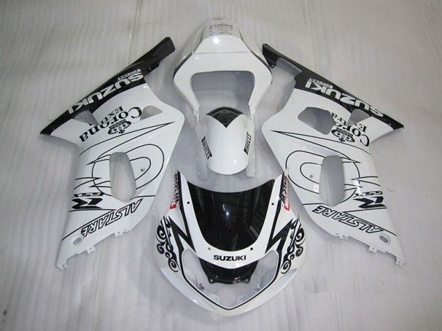 Carene Moto GSXR 600 K1 K2 K3 01-03 - Bianco Nero Corona Extra Carene Moto GSXR 600 K1 K2 K3 01-03 - Bianco Nero Corona Extra