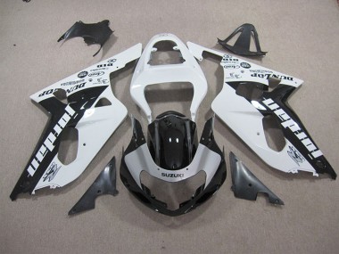 Carene Moto GSXR 600 K1 K2 K3 01-03 - Bianco Nero