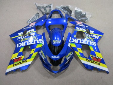 Carene Moto GSXR 600 K1 K2 K3 01-03 - Blu Telefunica Movistar