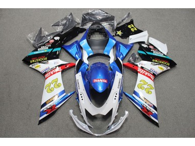 Carene Moto GSXR 600 K11 11-24 - Blu Bianco Rosso Rockstar 22