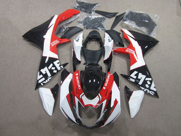 Carene Moto GSXR 600 K11 11-24 - Nero Rosso Bianco Carene Moto GSXR 600 K11 11-24 - Nero Rosso Bianco