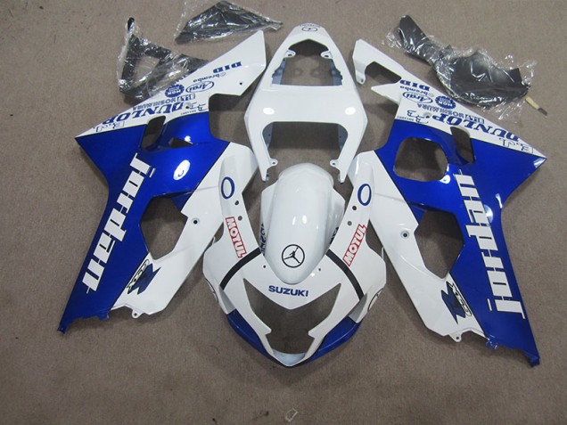 Carene Moto GSXR 600 K4 04-05 - Bianco Blu Motul Carene Moto GSXR 600 K4 04-05 - Bianco Blu Motul