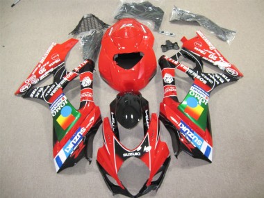 Carene Moto GSXR 600 K4 04-05 - Rosso Nero