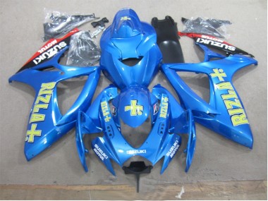 Carene Moto GSXR 600 K6 06-07 - Blu Giallo Rizla