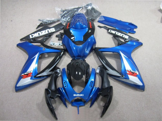 Carene Moto GSXR 600 K6 06-07 - Blu Nero Bianco Carene Moto GSXR 600 K6 06-07 - Blu Nero Bianco
