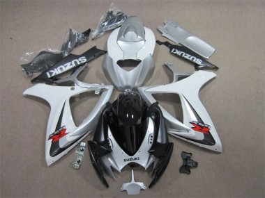 Carene Moto GSXR 600 K6 06-07 - Nero Bianco