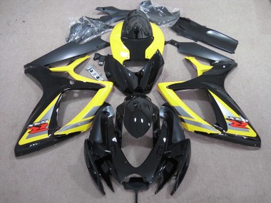 Carene Moto GSXR 600 K6 06-07 - Nero Giallo