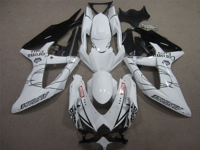 Carene Moto GSXR 600 K8 08-10 - Bianco Nero Corona Extra Motul Carene Moto GSXR 600 K8 08-10 - Bianco Nero Corona Extra Motul