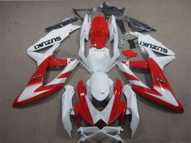 Carene Moto GSXR 600 K8 08-10 - Bianco Rosso
