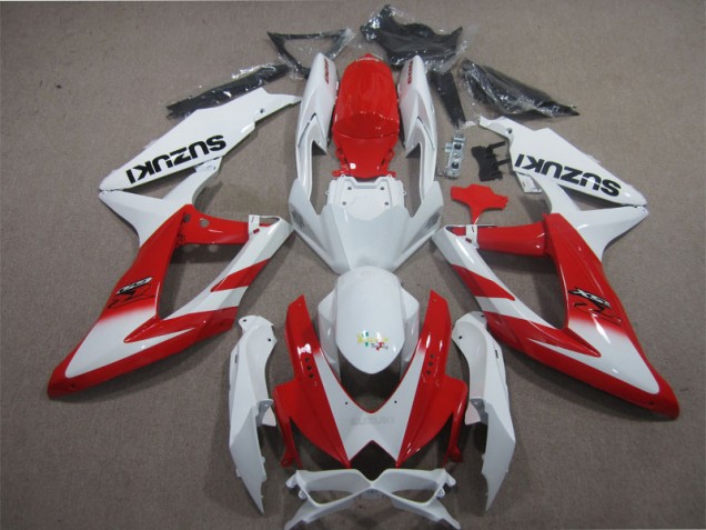 Carene Moto GSXR 600 K8 08-10 - Bianco Rosso Carene Moto GSXR 600 K8 08-10 - Bianco Rosso