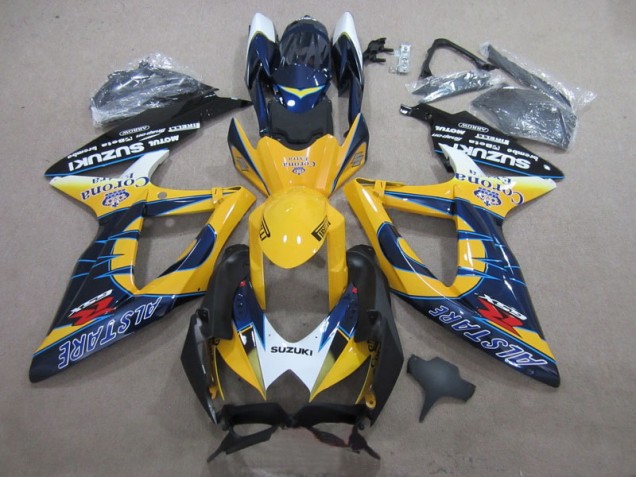 Carene Moto GSXR 600 K8 08-10 - Blu Giallo Corona Extra Carene Moto GSXR 600 K8 08-10 - Blu Giallo Corona Extra