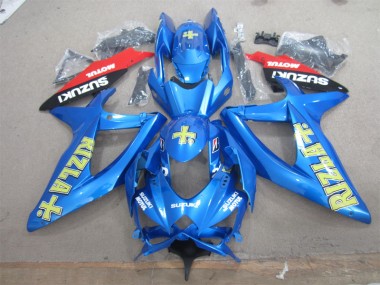 Carene Moto GSXR 600 K8 08-10 - Blu Giallo Rizla Bianco Motul