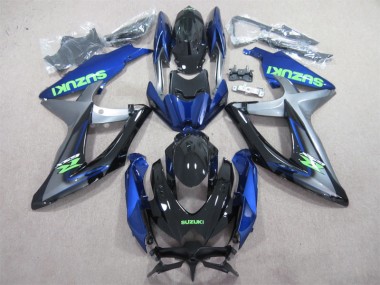 Carene Moto GSXR 600 K8 08-10 - Blu Verde Decal